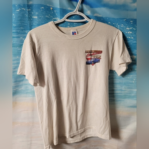 Vintage single Stitch Russel‎ Athletic Tshirt 1999 Black Hills Corvette Classic